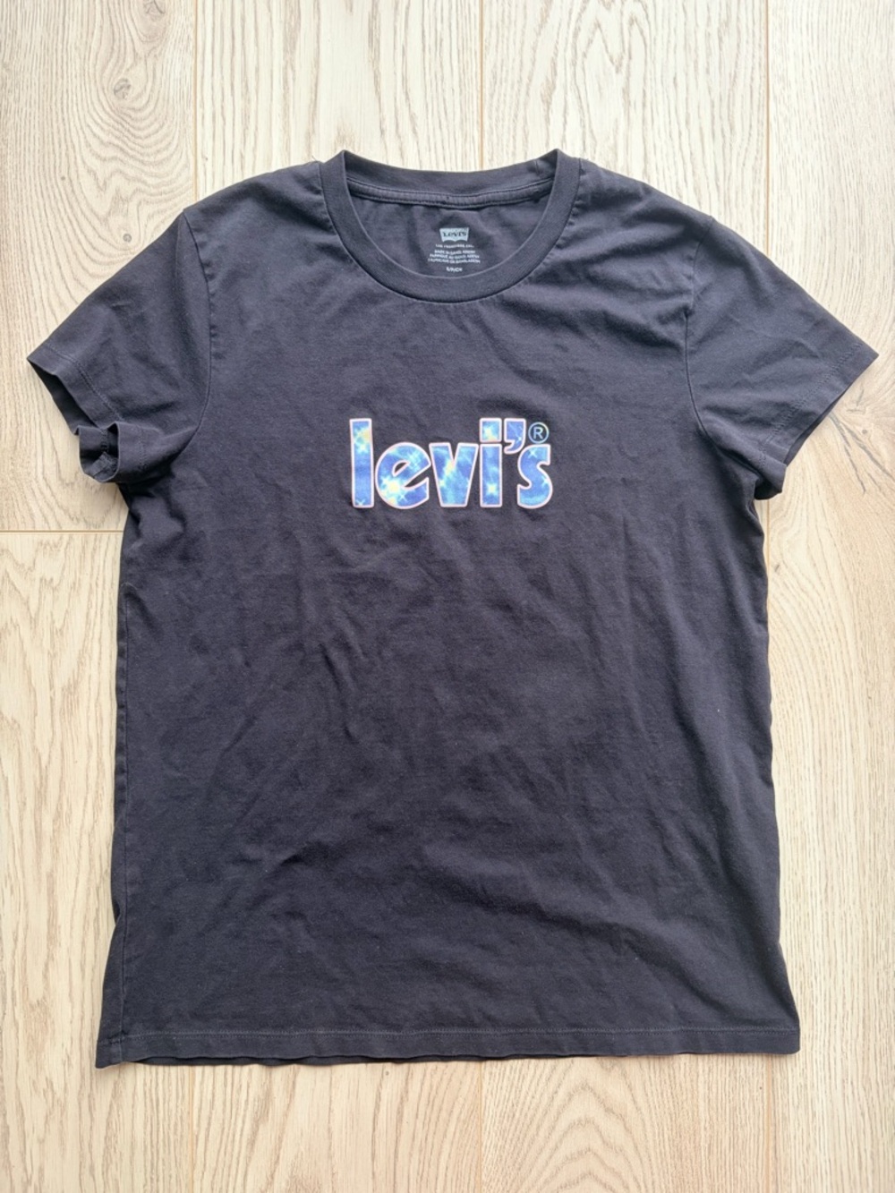 Levi’s The Perfect Tee Black Graphic Logo T-Shirt Women’s Small